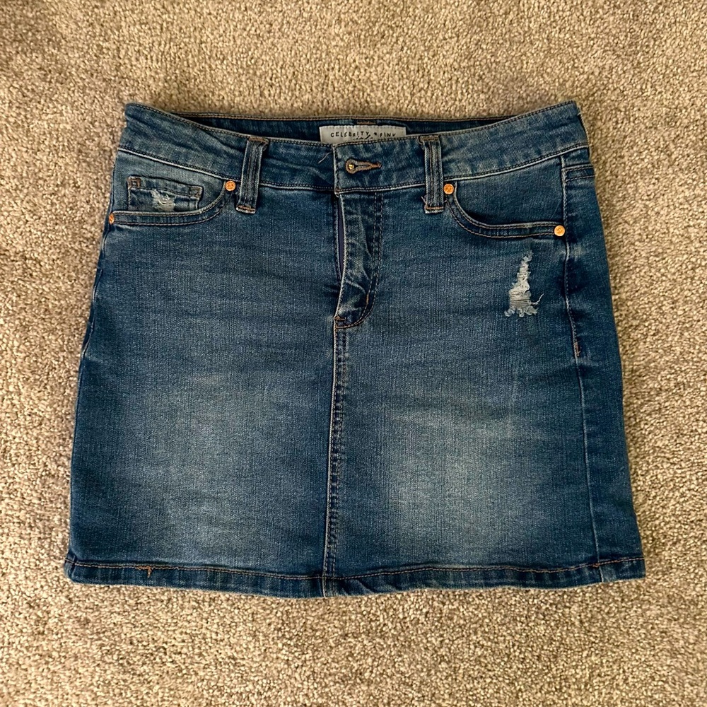 Girls Denim Skirt by Celebrity Pink, Size Large